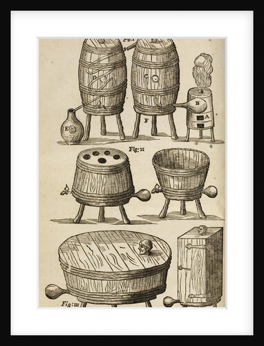 Wooden vessels for distilling, beer-making and bathing by unknown