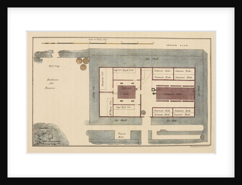 Ground plan of Somerset House by unknown