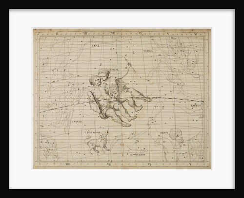 Gemini, from John Flamsteed's 'Atlas Coelestis' by Anonymous