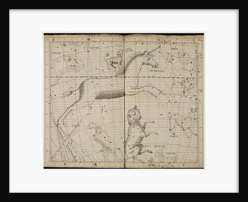 Monoceros, from John Flamsteed's 'Atlas Coelestis' by Anonymous