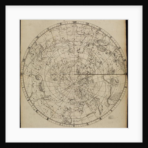 Southern planisphere, from John Flamsteed's 'Atlas Coelestis' by unknown
