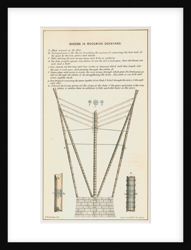 'Sheers in Woolwich Dockyard' by Anonymous