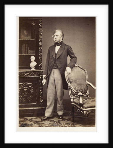 Portrait of William Cavendish, 7th Duke of Devonshire (1808-1891) by Maull & Polyblank