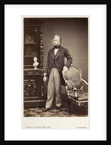 Portrait of William Cavendish, 7th Duke of Devonshire (1808-1891) by Maull & Polyblank