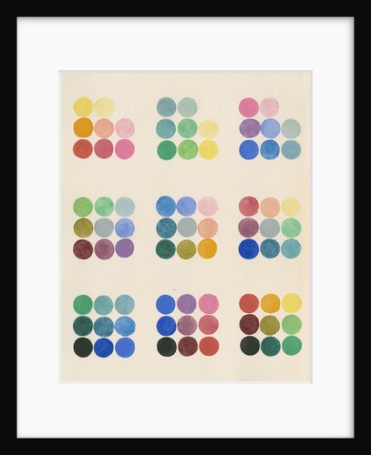 Colour spot chart by Anonymous