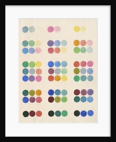 Colour spot chart by Anonymous