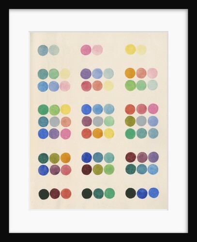 Colour spot chart by Anonymous