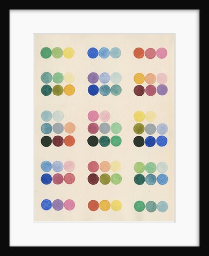 Colour spot chart by Anonymous