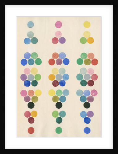 Colour spot chart by Anonymous