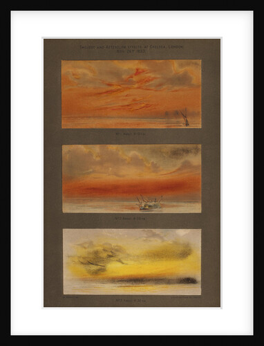 Atmospheric effects of the Krakatoa eruption by Cambridge Scientific Instrument Company