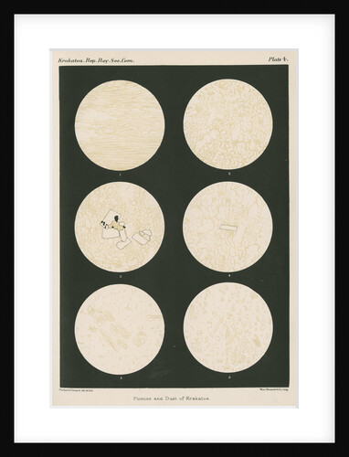 Pumice and dust of Krakatoa by Anonymous