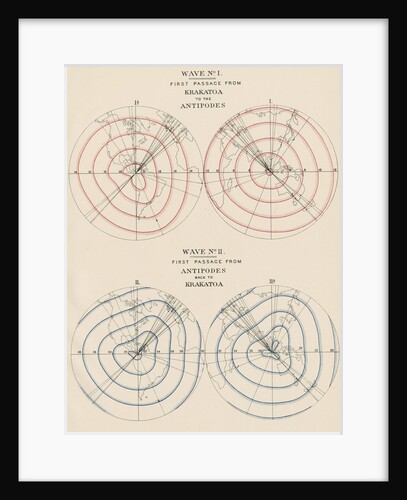 Krakatoa tsumami waves 1 and 2 by Malby & Sons