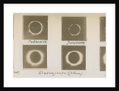 Solar eclipse of August 1887 by unknown