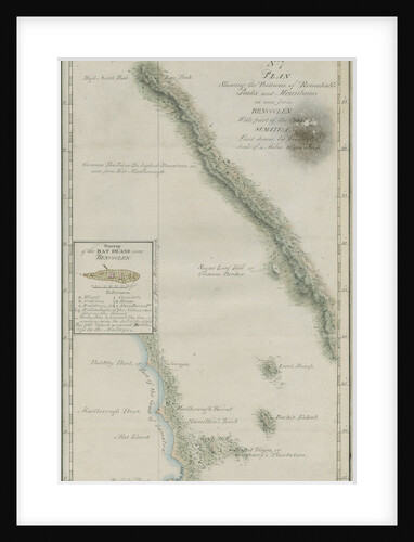 Map of South-West Sumatra by unknown