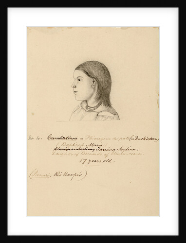 Portrait of Cumántiara by Richard Spruce