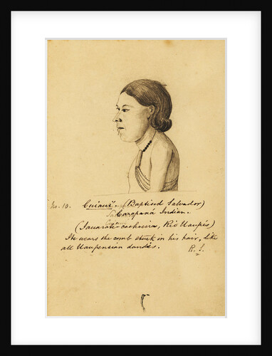 Portrait of CuiauÃ­ by Richard Spruce