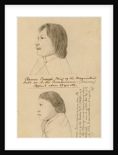 Portraits of Ramon Tussarí and a Maquiritari girl by Richard Spruce