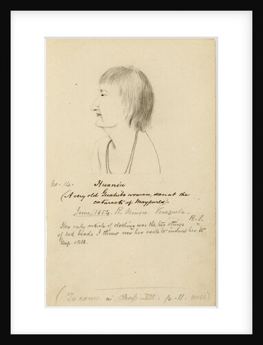 Portrait of HuanÃ©au by Richard Spruce