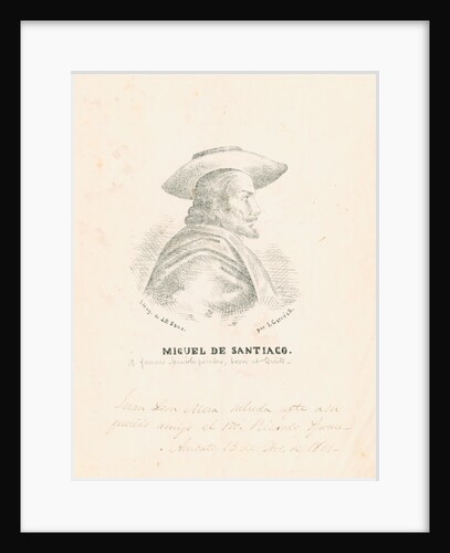 Portrait of Miguel de Santiago by Richard Spruce