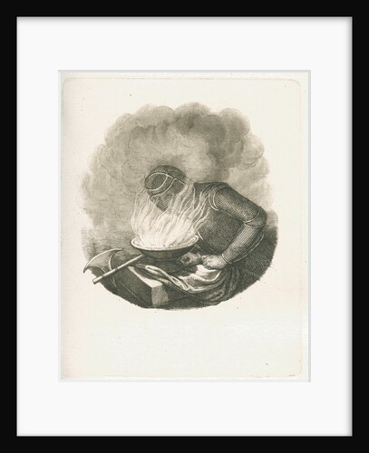 Protective mask for firemen by unknown