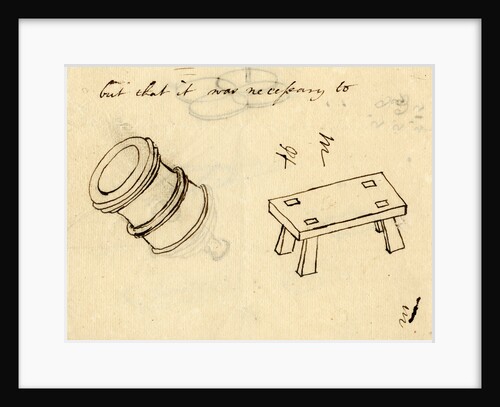 Mortar and mount by Benjamin Robins
