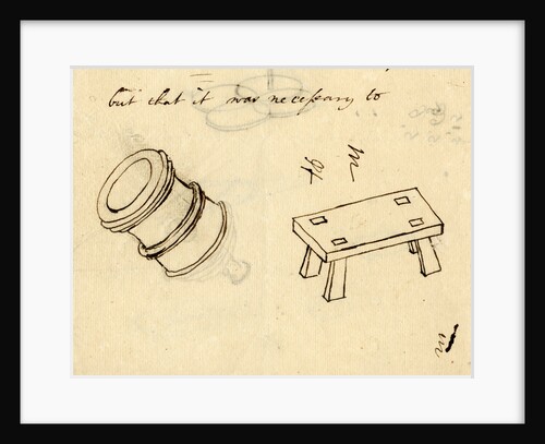 Mortar and mount by Benjamin Robins