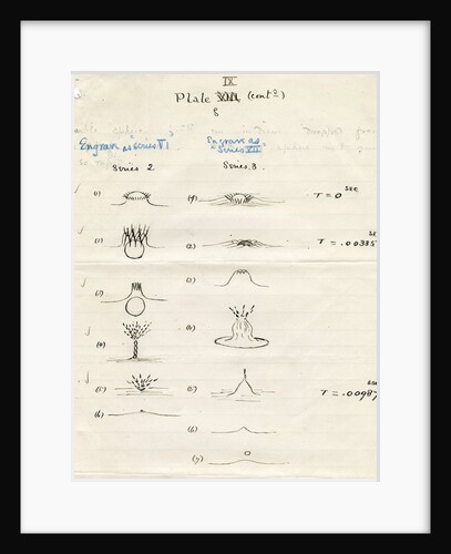 Impact on a liquid by Arthur Mason Worthington