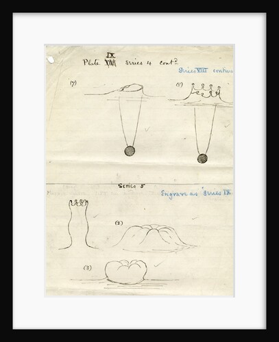 Impact on a liquid by Arthur Mason Worthington