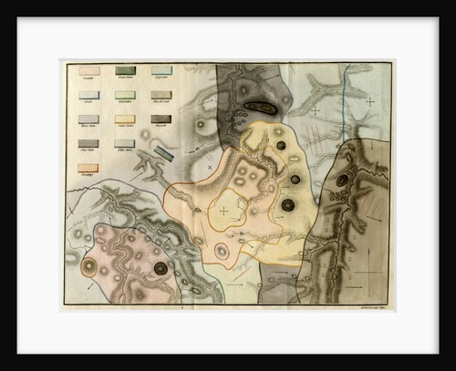Geological map by James Kirkwood and Son