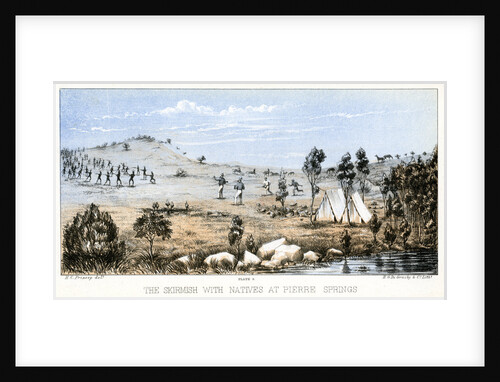 Skirmish at Weld Springs by Henry Charles Prinsep