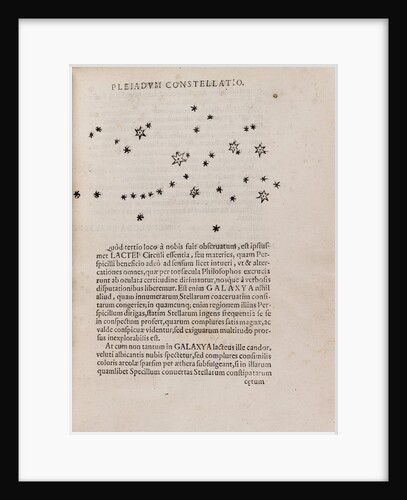 Pleiades star cluster by After Galileo Galilei