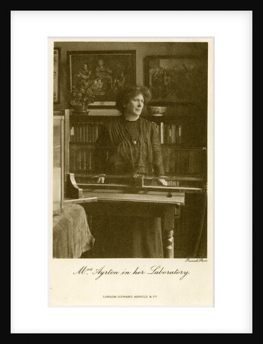 Portrait of Hertha Ayrton by After James Russell and Sons