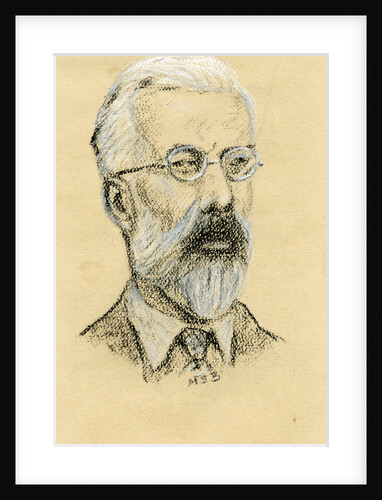 Portrait of Ronald Aylmer Fisher by Maurice Stevenson Bartlett