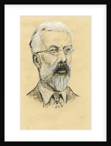 Portrait of Ronald Aylmer Fisher by Maurice Stevenson Bartlett