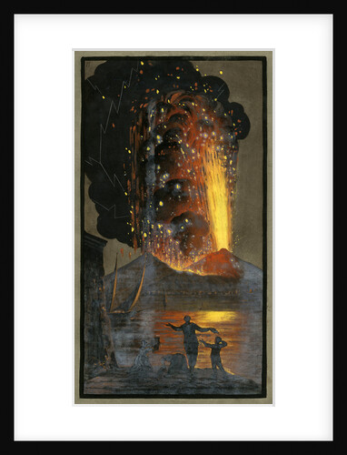 Eruption of Mount Vesuvius by Pietro Fabris