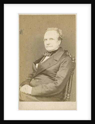 Portrait of Charles Babbage (1791-1871) by J M Mackie