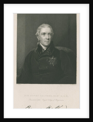 Portrait of Sir Henry Halford (1766-1844) by John Cochran