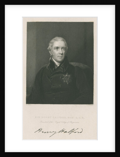 Portrait of Sir Henry Halford (1766-1844) by John Cochran