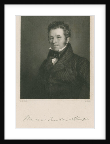 Portrait of Marshall Hall (1790-1857) by J Holl