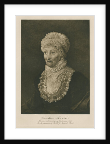 Portrait of Caroline Lucretia Herschel (1750-1848) by Anonymous