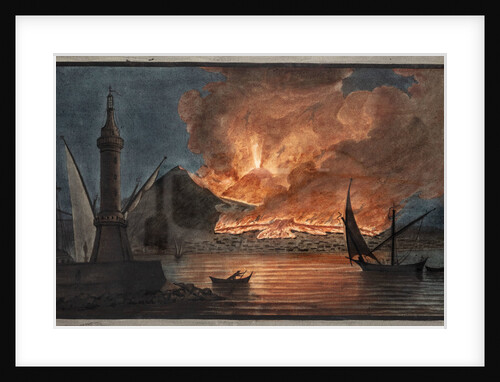 Eruption of Mount Vesuvius by Pietro Fabris