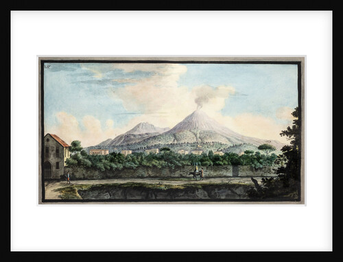 Mount Vesuvius by Pietro Fabris