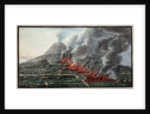 Eruption of Mount Vesuvius by Pietro Fabris