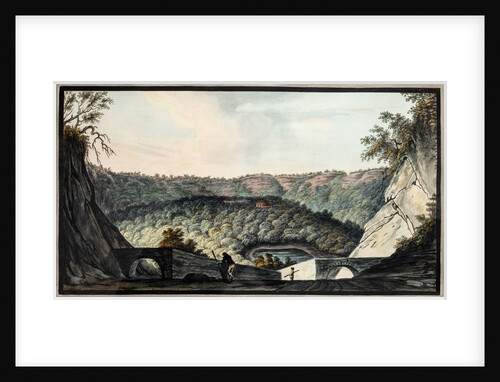 Crater of Astruni by Pietro Fabris