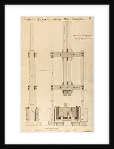 Oil press by John Smeaton