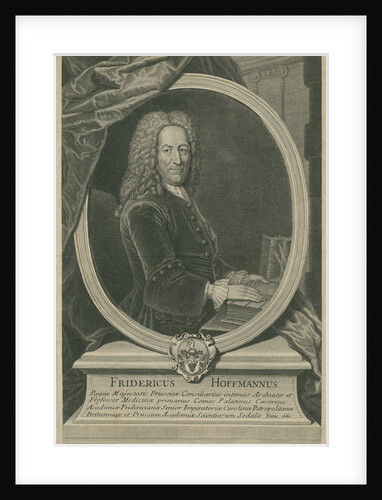 Portrait of Friedrich Hoffmann (1660-1742) by Gilles Edme Petit