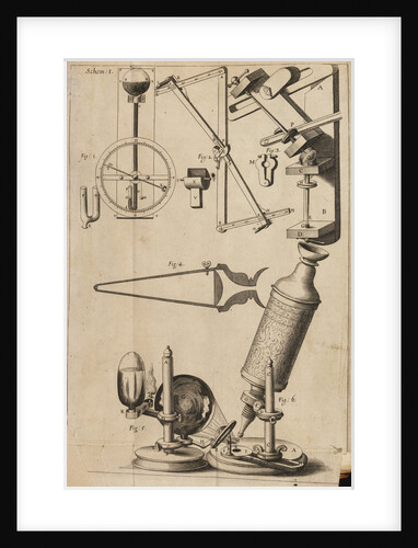Robert Hooke's microscope by Robert Hooke