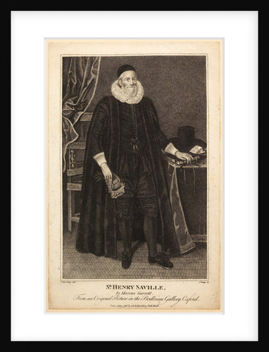 Portrait of Henry Saville by the younger Geeraerts