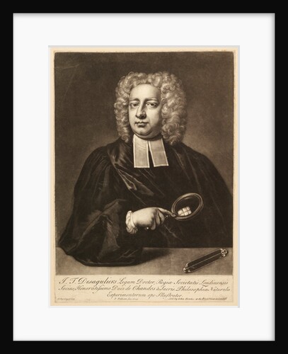 Portrait of John Theophilus Desaguliers by Peter Pelham