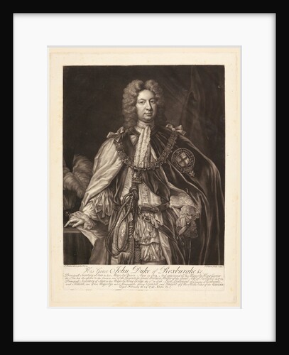 Portrait of John Ker by John Faber the younger